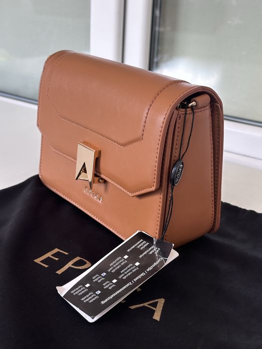 Geanta pentru dama de umar, piele maro, epica, nou, nefolosita