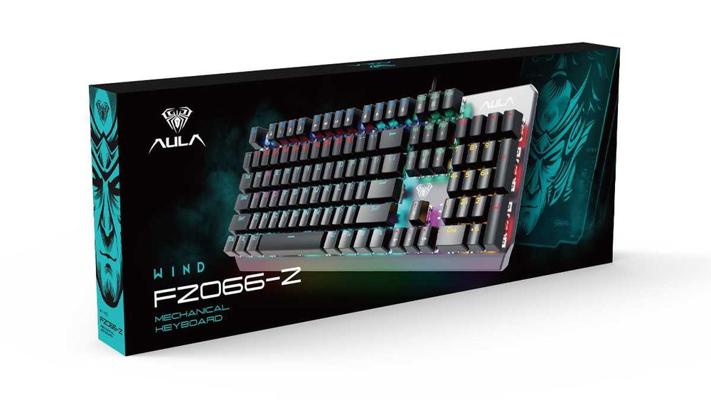Клавиатура AULA F2066-II RGB игровая механическая оригинал RUS/ENG