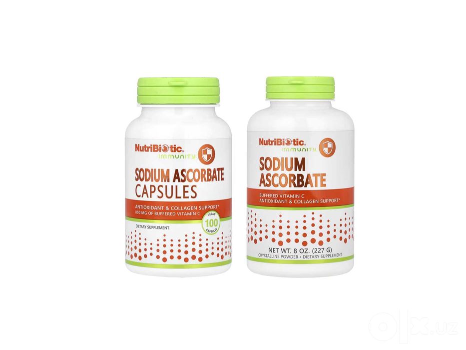NutriBiotic Immunity Sodium Ascorbate Аскорбат натрия