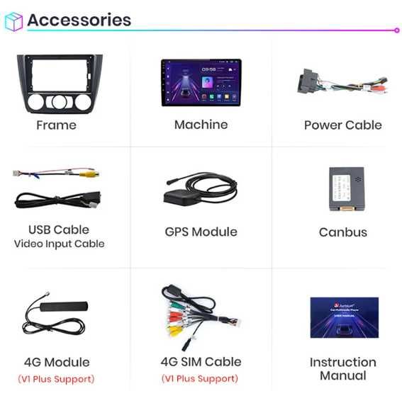 Navigatie Android  dedicata BMW seria 1 E87 / CARPLAY