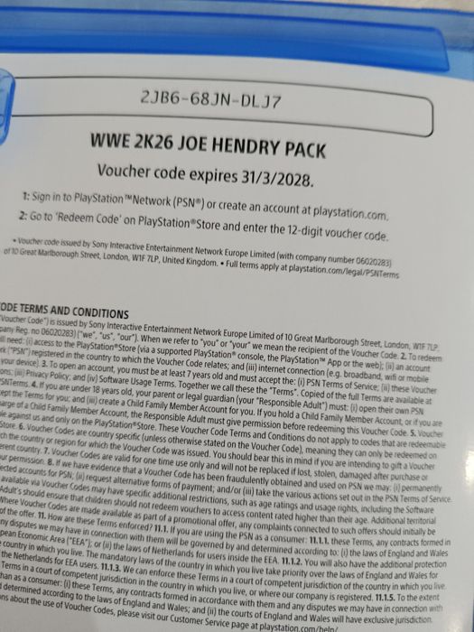 WWE 2K26 Playstation 5