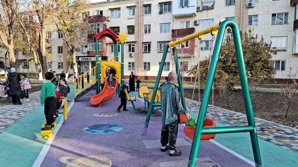 Болалар ўйин майдончалари Детские площадки Болалар майдончаси