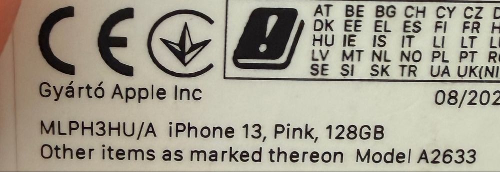 Розов iPhone 13 128 GB - отличен