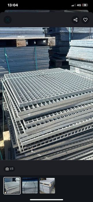 Trepte si gratare zincate