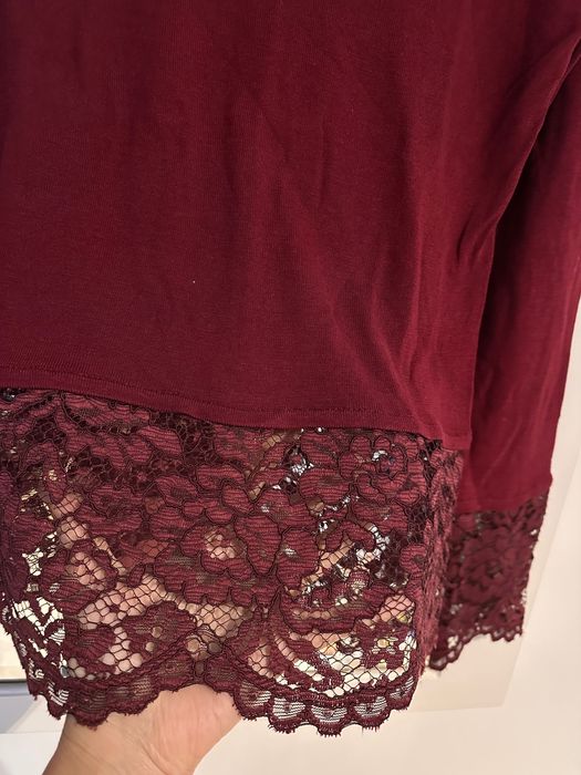 Top brand Weill, bordeaux M matase/bumbac/casmir nou