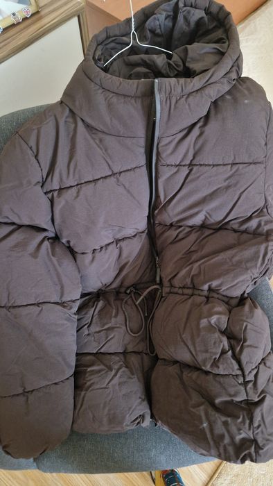 H&M кафяво зимно яке