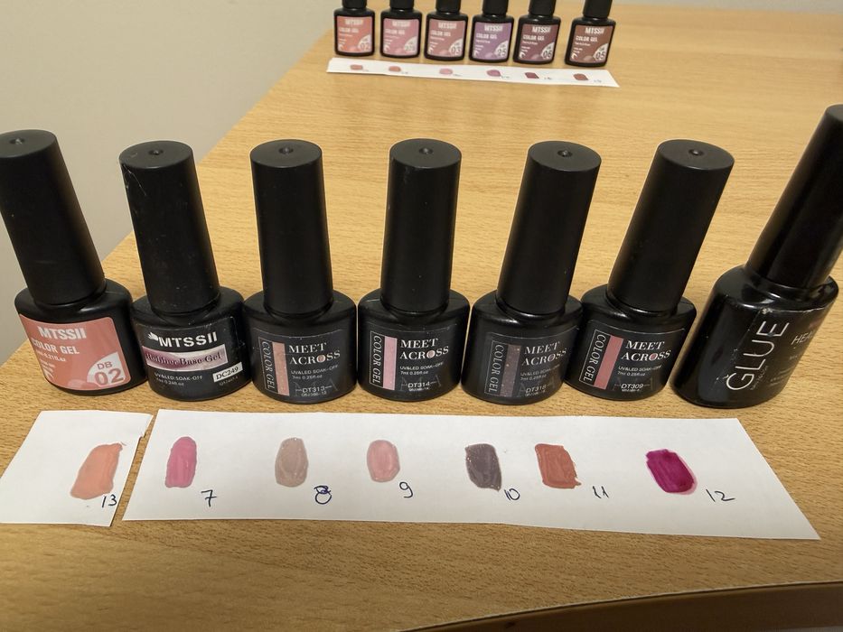 Гел лакове нови - 7€ комплект