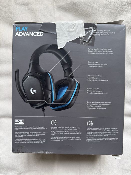 Геймърски слушалки Logitech G432