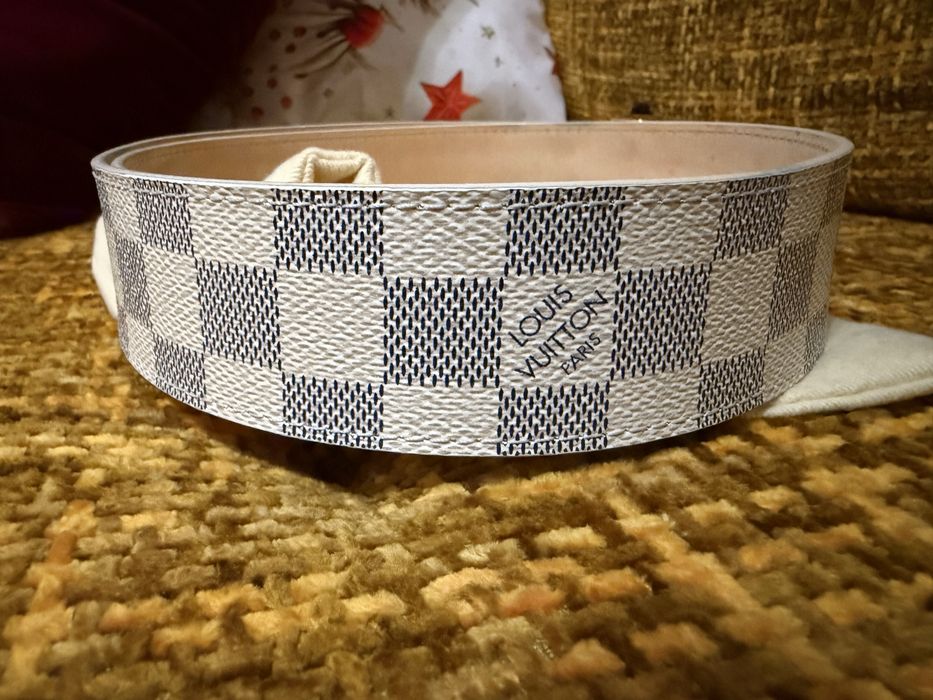 Louis Vuitton Initiales damier azur оригинален дамски колан