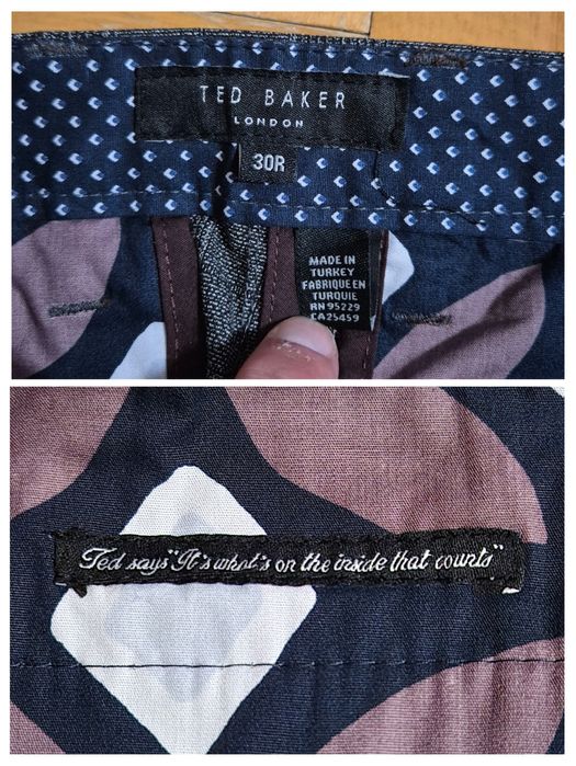 Pantaloni chino Ted Baker, TC8M GT09, Slim Fit Conici, Bărbați - 30R