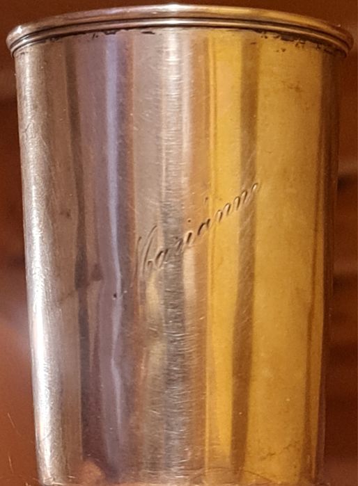 Pahar vechi din argint 800.  69 gr