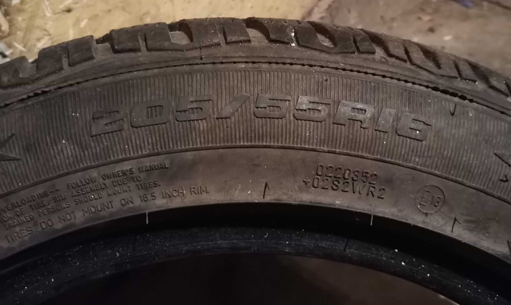 Продавам 1 брой зимна гума 205.55.16 дот 2019 Kelli