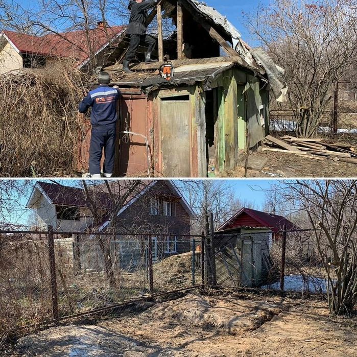 Копка огородов,уборка територий