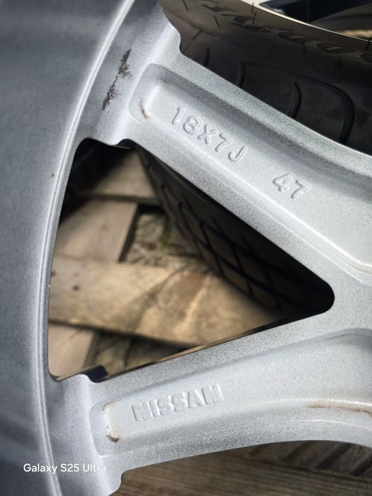 Лети джанти 18ки 5х114.3 Nissan + летни гуми 225/45/18