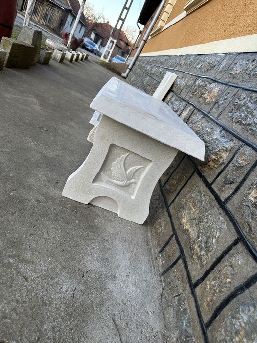 Vand Banca Beton 3 piese