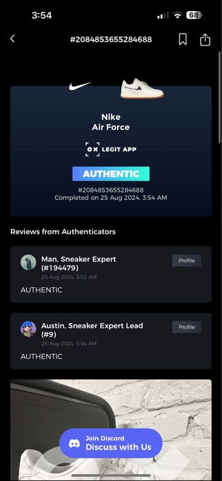 Air Force 1 originali