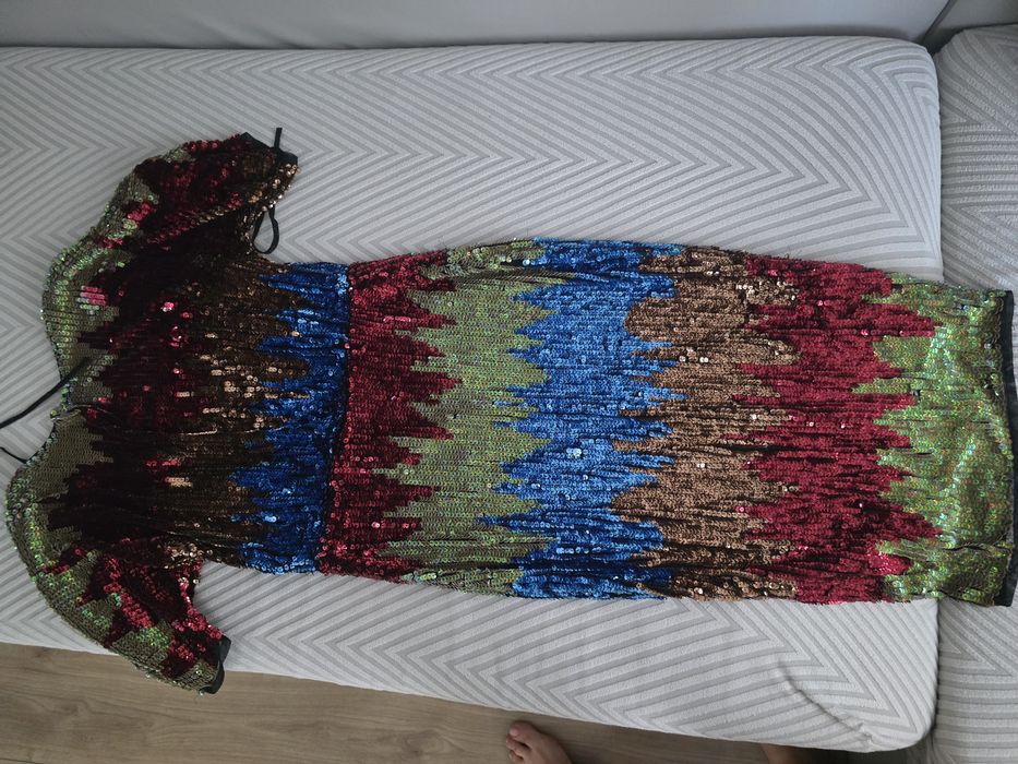 ROCHIE ASOS eleganta, de gala,de nașa,cu paiete de cununie,cu paiete,p