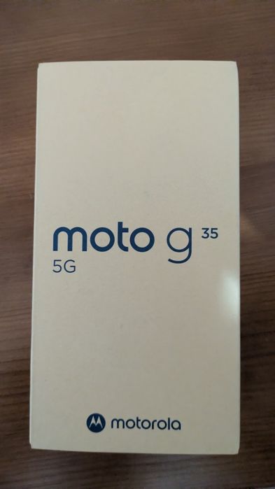 Motorola G35 5G — НОВ, запечатан, 4+256 GB, 3 години гаранция (Yettel)