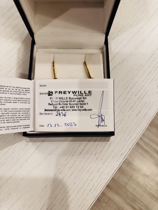 Cercei FREYWILLE Originali – pret in magazin 5990 ron