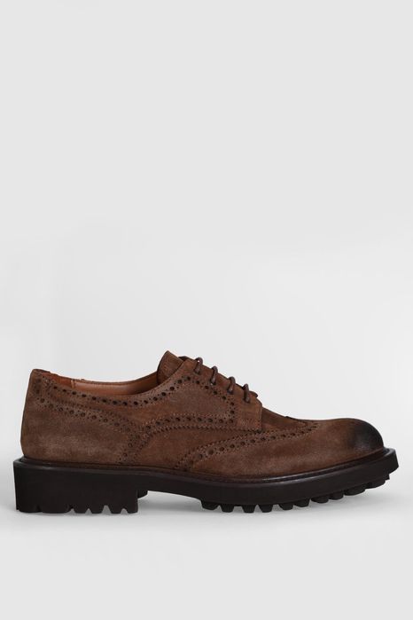 Pantofi Oxford din piele naturală întoarsă, mărimea 43