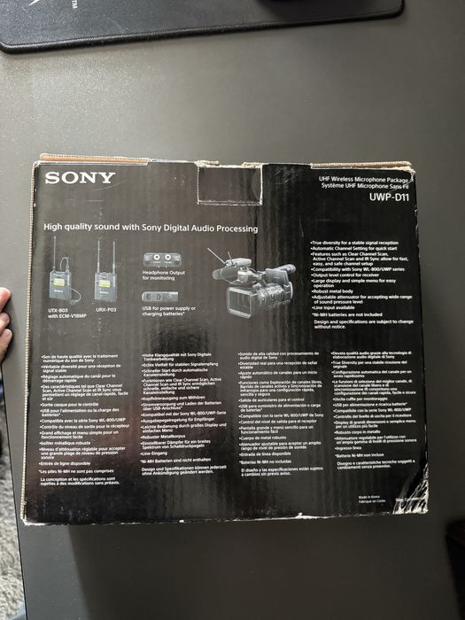 петличный микрофон от Sony