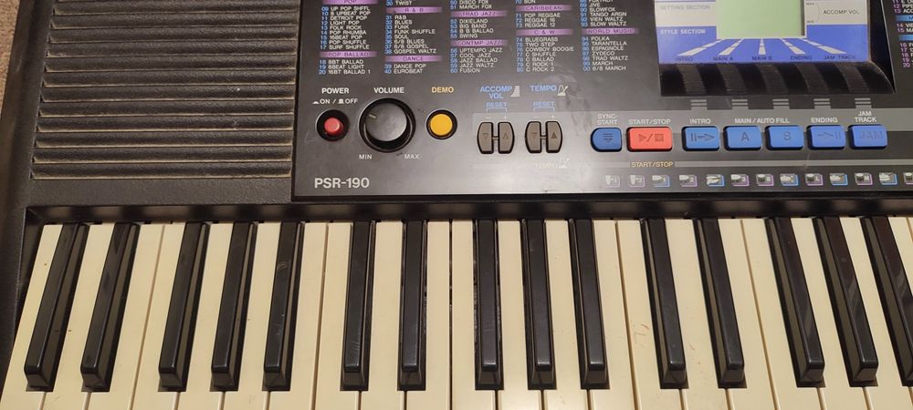 Orga Yamaha PSR 190