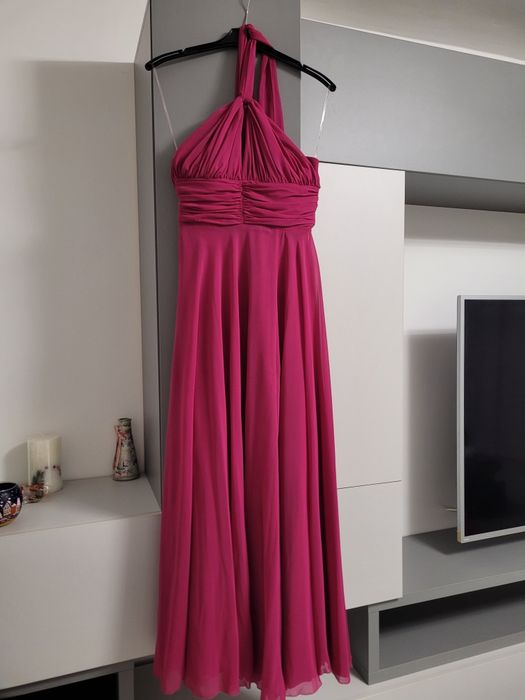 Rochie M de nunta/botez/ocazie fuchsia