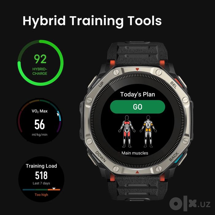 Смарт Часы! Amazfit T-Rex Dual Solar