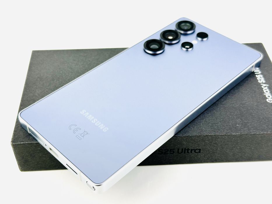 KATO НОВ! Samsung S25 Ultra 5G 256GB 12RAM Silverblue 2г. Гаранция!
