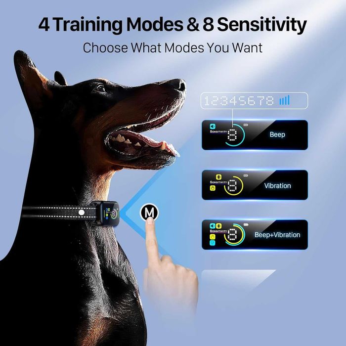 DINJOO Bark Collar смарт каишка за лай