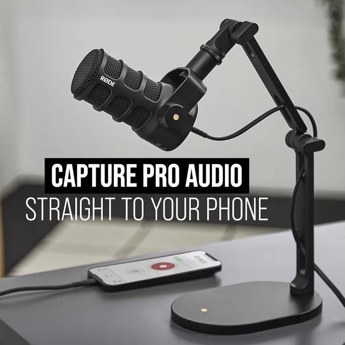 Microfon RØDE PodMic USB Black Studio, Sigilat