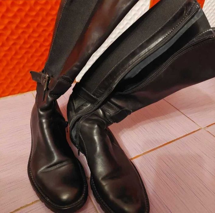 Cizme lungi glami Vibram piele 36 second hand