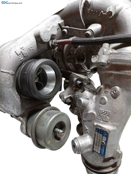 Bi Turbo Turbina Turbosuflanta Biturbo Mercedes Clasa E Class W212 S212 E220 E250 2.2 CDI OM 651 651924 120KW 125KW 150KW 2009 - 2016 Cod A6510906180000 A6510902880 A6510905780 [M7710]