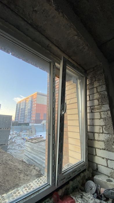 Пластик окно новый