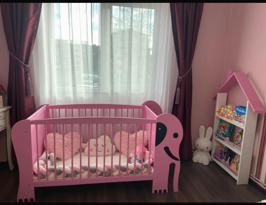 Patut bebe nou 60*120 lemn masiv