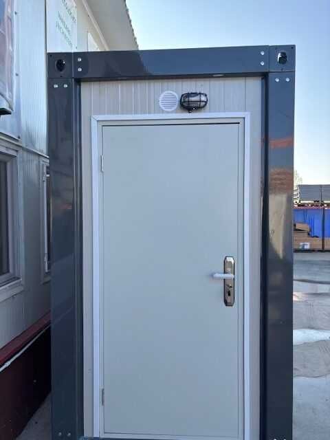 Container Sanitar cu Duș + WC Ceramic-Termoizolat + Complet Racordabil