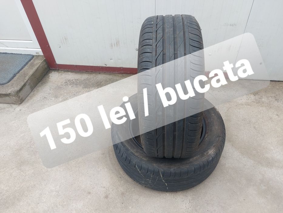150 lei bucata! Doua anvelope de vara 245 55 r17 Bridgestone! 7 mm