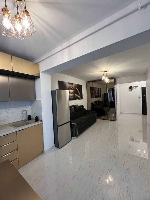 Inchiriez studio nou complet mobilat , utilat, parcare privata, supraveghere video, la 15 min P- ta Unirii, yala intelingenta — fotografia 3