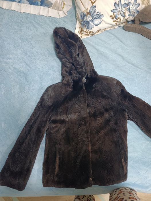 Шуба автоледи норковая