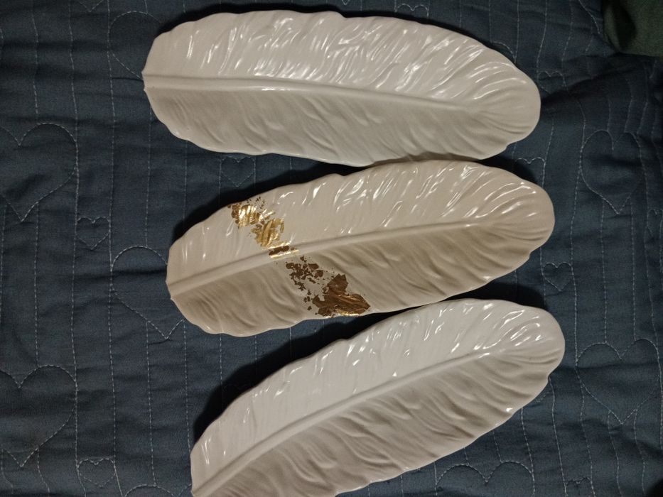 Подставка перо из гипса