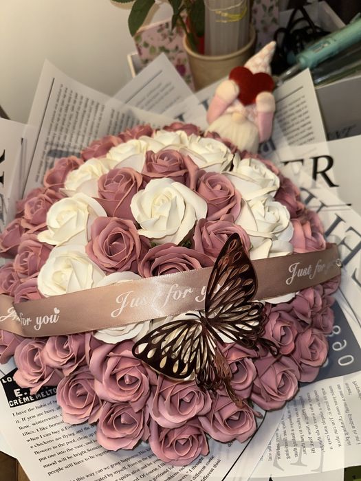 Buchete trandafiri sapun brasov