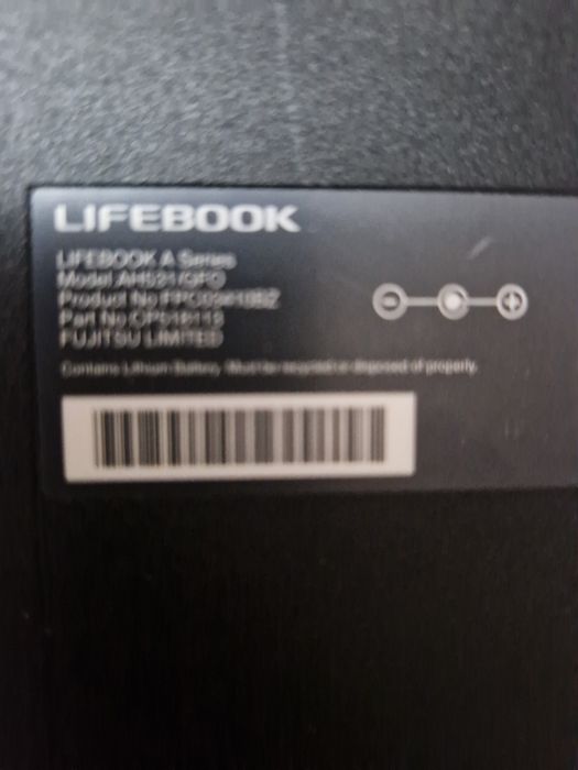 Laptop i5 Fujitsu lifebook a series