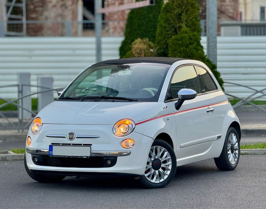 Fiat 500 Cabrio •2011•Diesel 1.3•E5// Navi,Xenon,Senzori//Inmatriculat