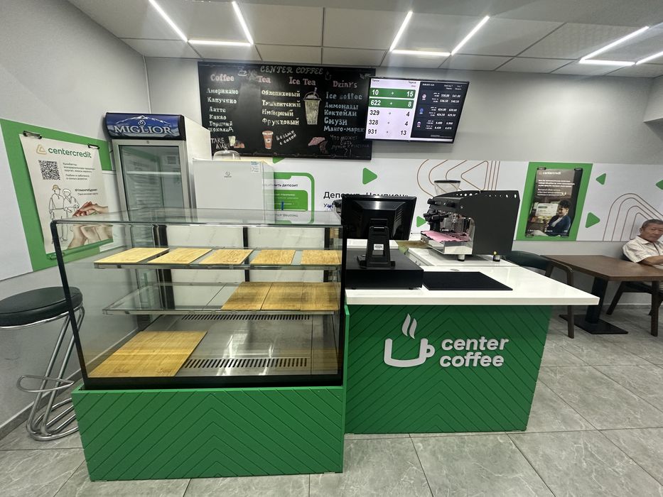 Сдается в аренду кофейня внутри банка