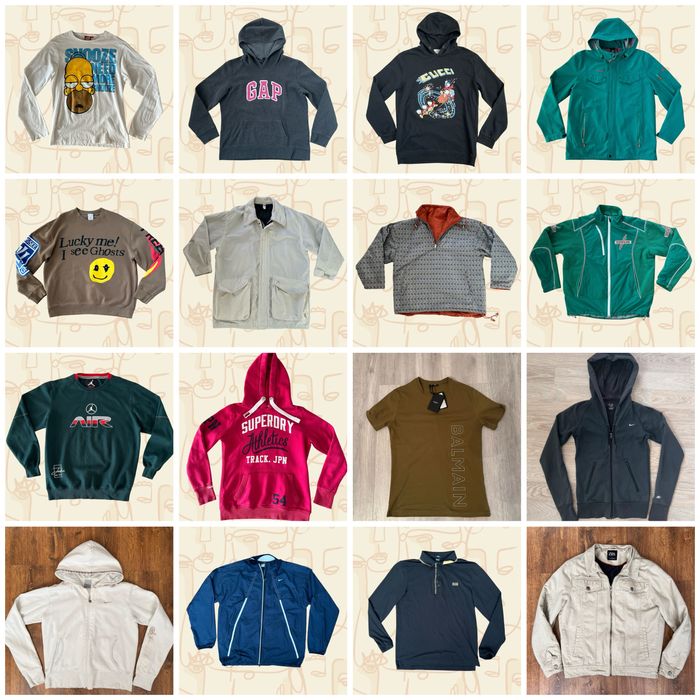 Sac haine second-hand – branduri de mall! Preț unic sau bulk! RESELL