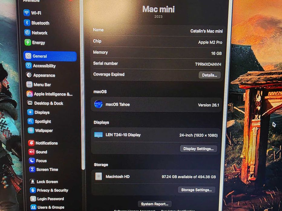 Mac Mini M2 Pro (in garantie), 10 core CPU, 16 core GPU, 16GB, 512GB