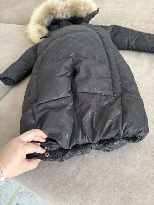 Детский зимний комбинезон-трансформер