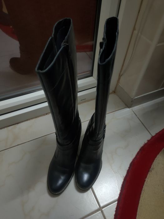 Cizme Noi de piele naturala culoare negru 36