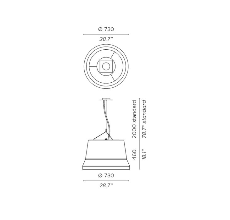 Люстра/ абажур CONTARDI Audrey SO