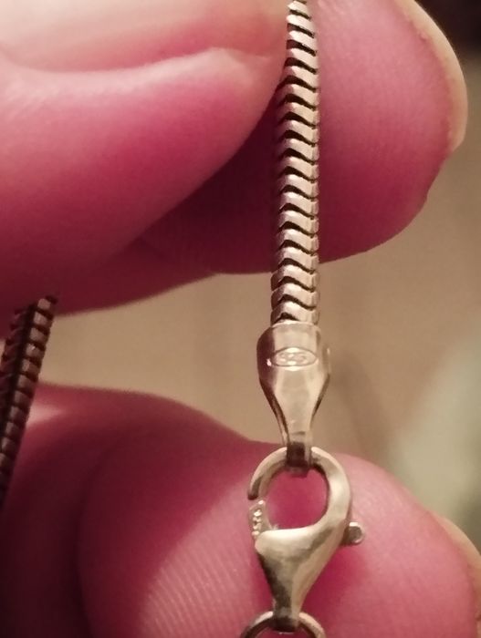 Brățară din argint model șarpe